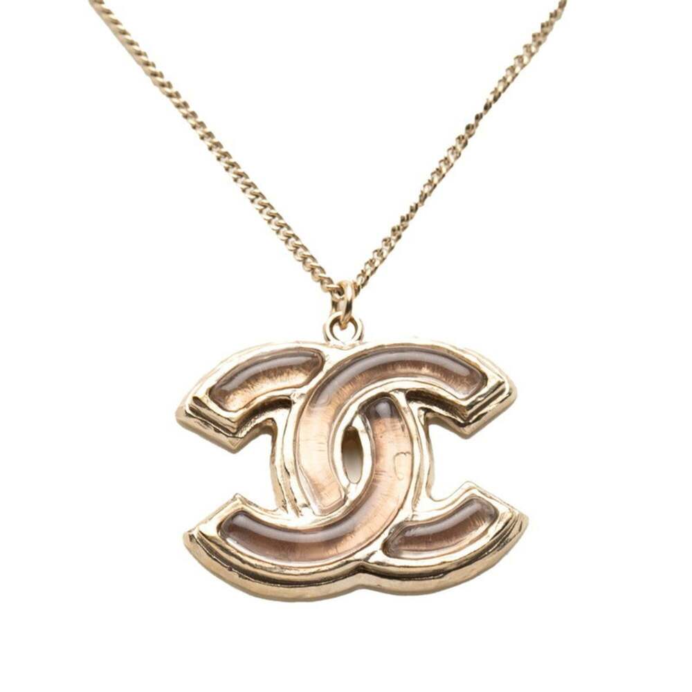 CHANEL Gold Logo Necklace - Picture 2 of 8